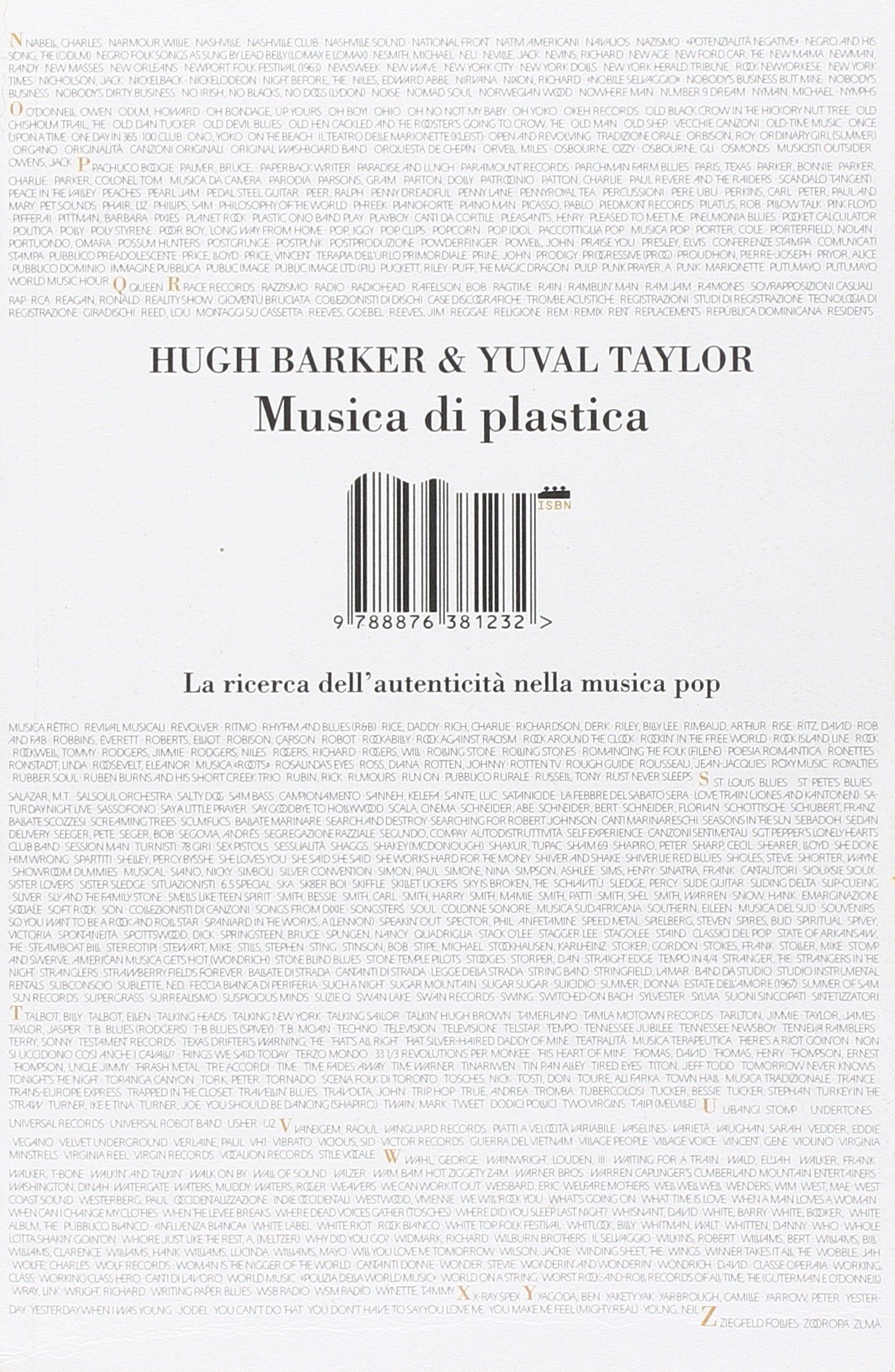 Musica di plastica. La ricerca dell'autenticità nella musica pop book