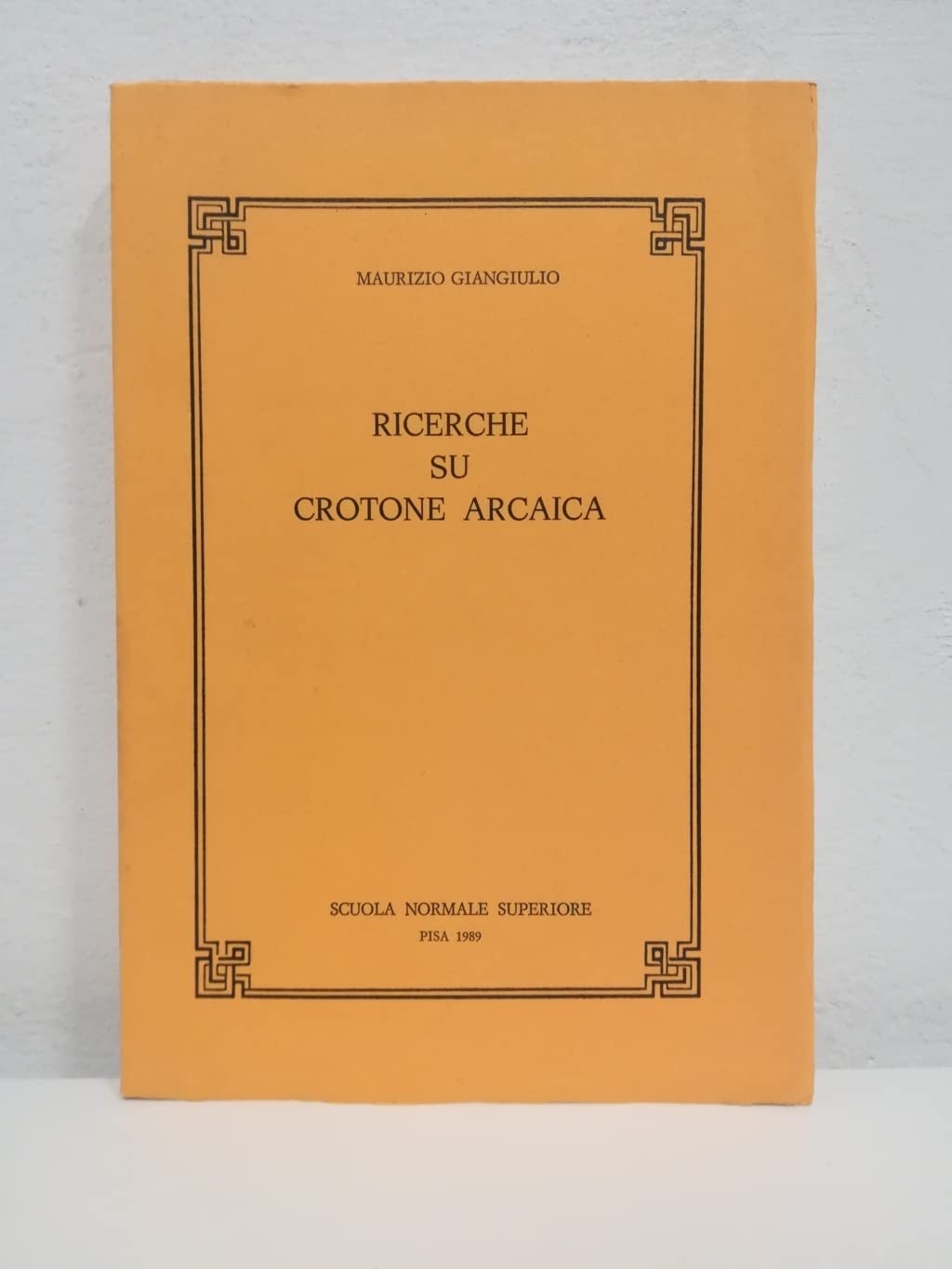 Ricerche su Crotone arcaica (Carteggi) Leisure, Home & Garden