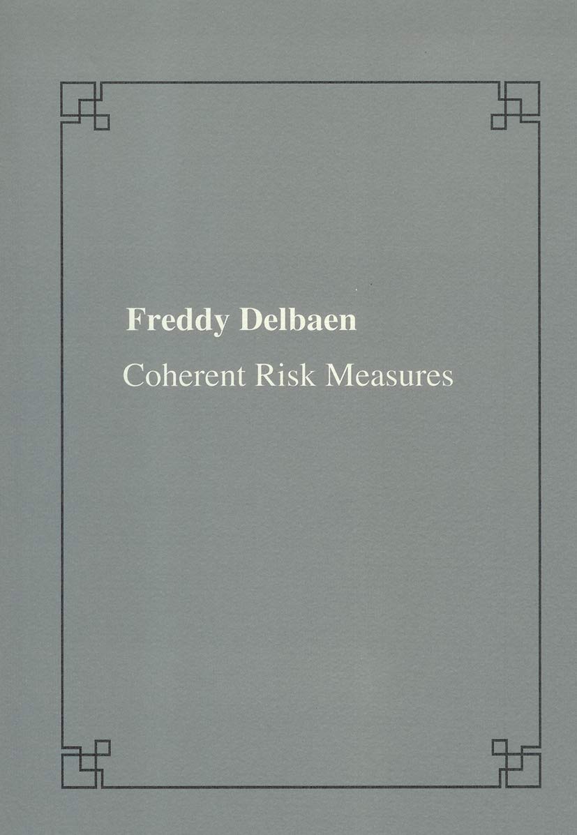 Coherent risk measures (Publications of the Scuola Normale Superiore) Law