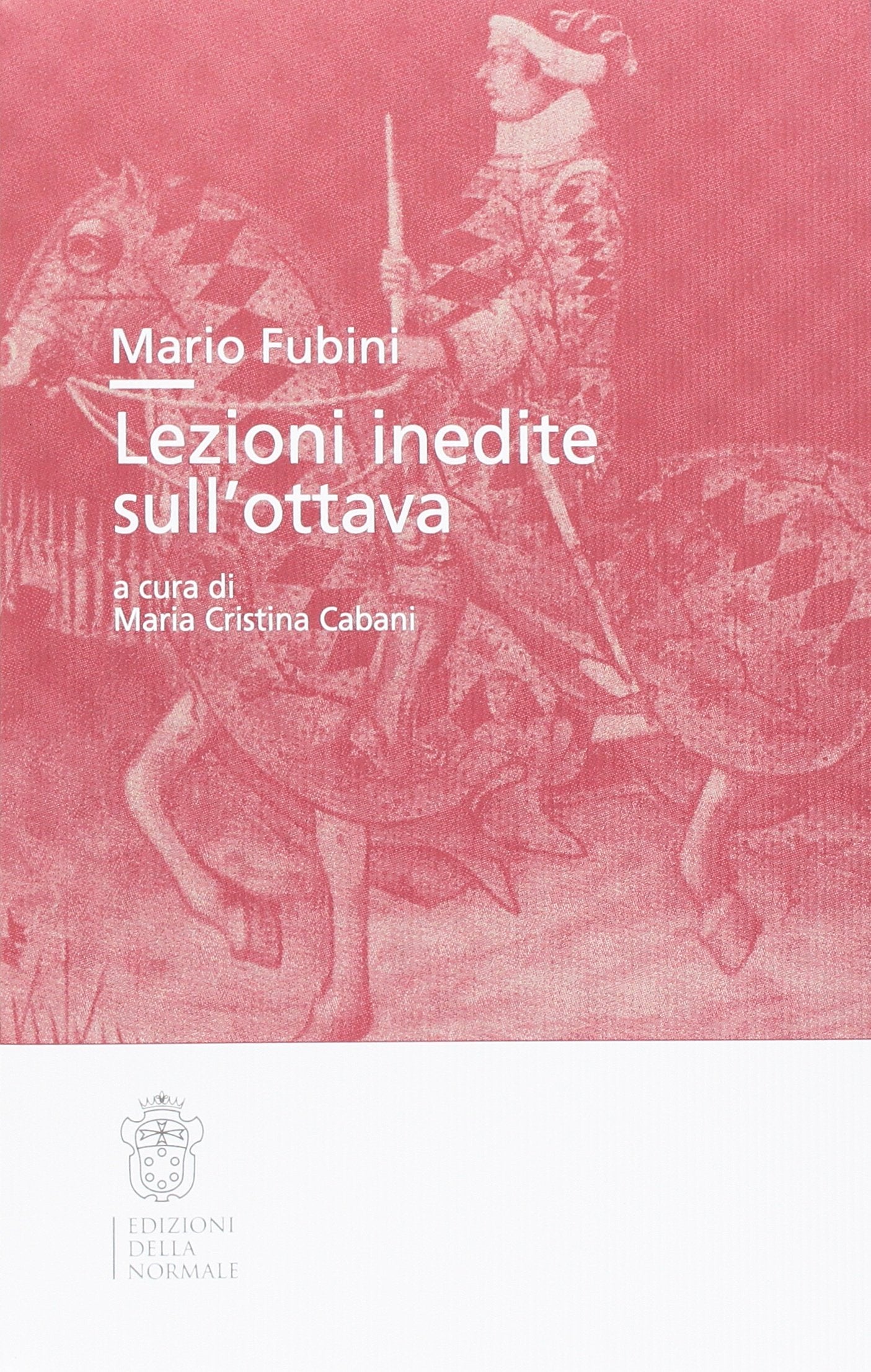 Mario Fubini. Lezioni inedite sull'ottava book