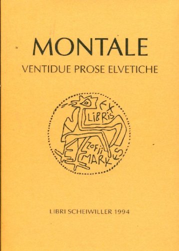 Ventidue prose elvetiche book