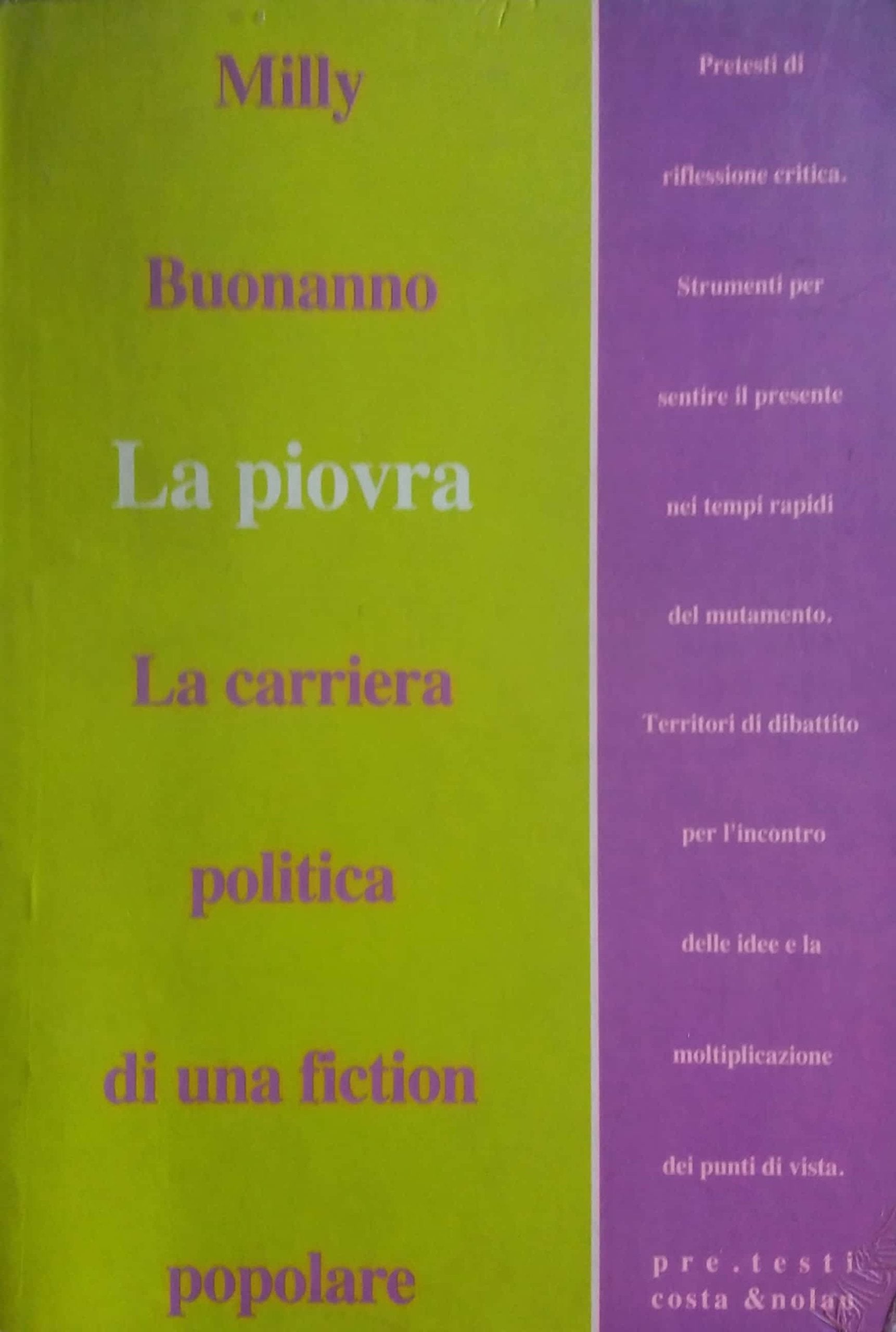 La piovra. La carriera politica di una fiction popolare book