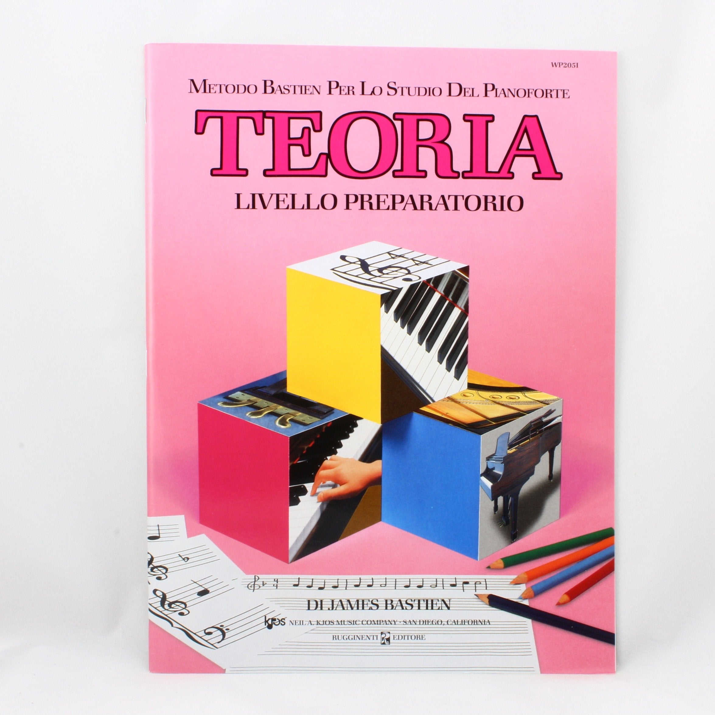 Piano Teoria Livello Preparatorio (Metodo Bastien per lo studio del pianof.) Sheet Music