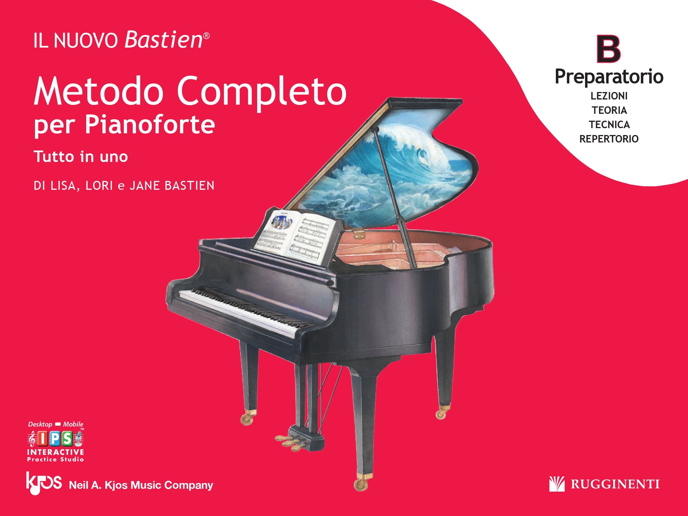 Il nuovo Bastien. Metodo completo per pianoforte. Tutto in uno. Preparatorio B: introduzione alla lettura sul pentagramma. Con app book