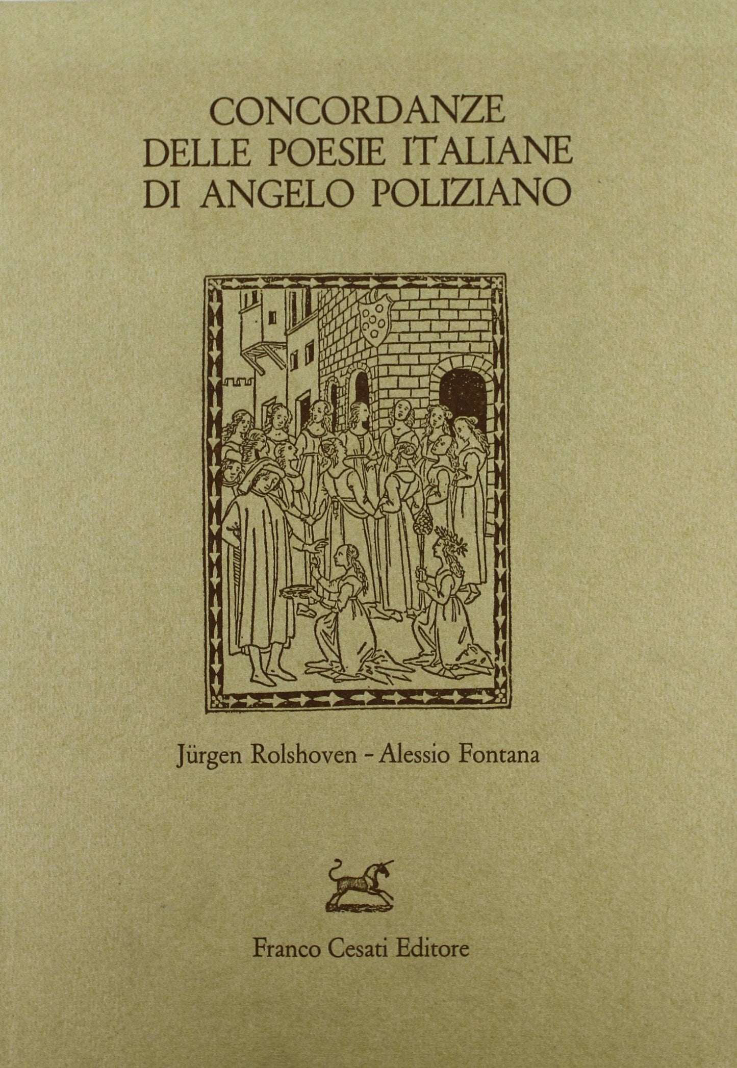 Concordanze delle poesie italiane di Angelo Poliziano book