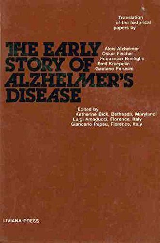 The Early story of Alzheimer's disease Medicine