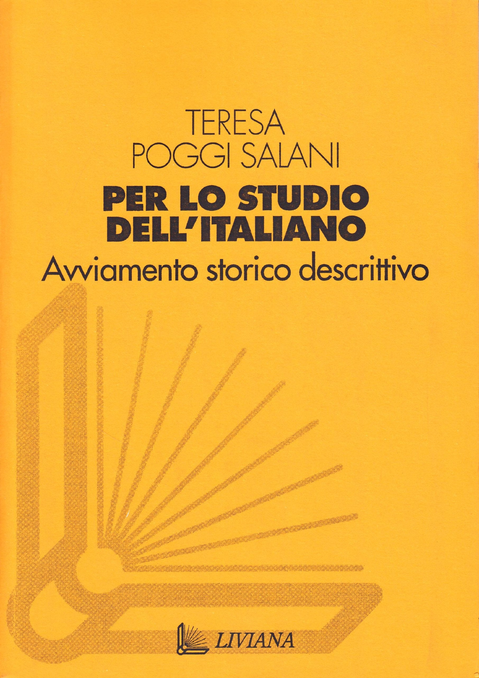 Per lo studio dell'italiano (Linguistica e glottologia) Social Sciences