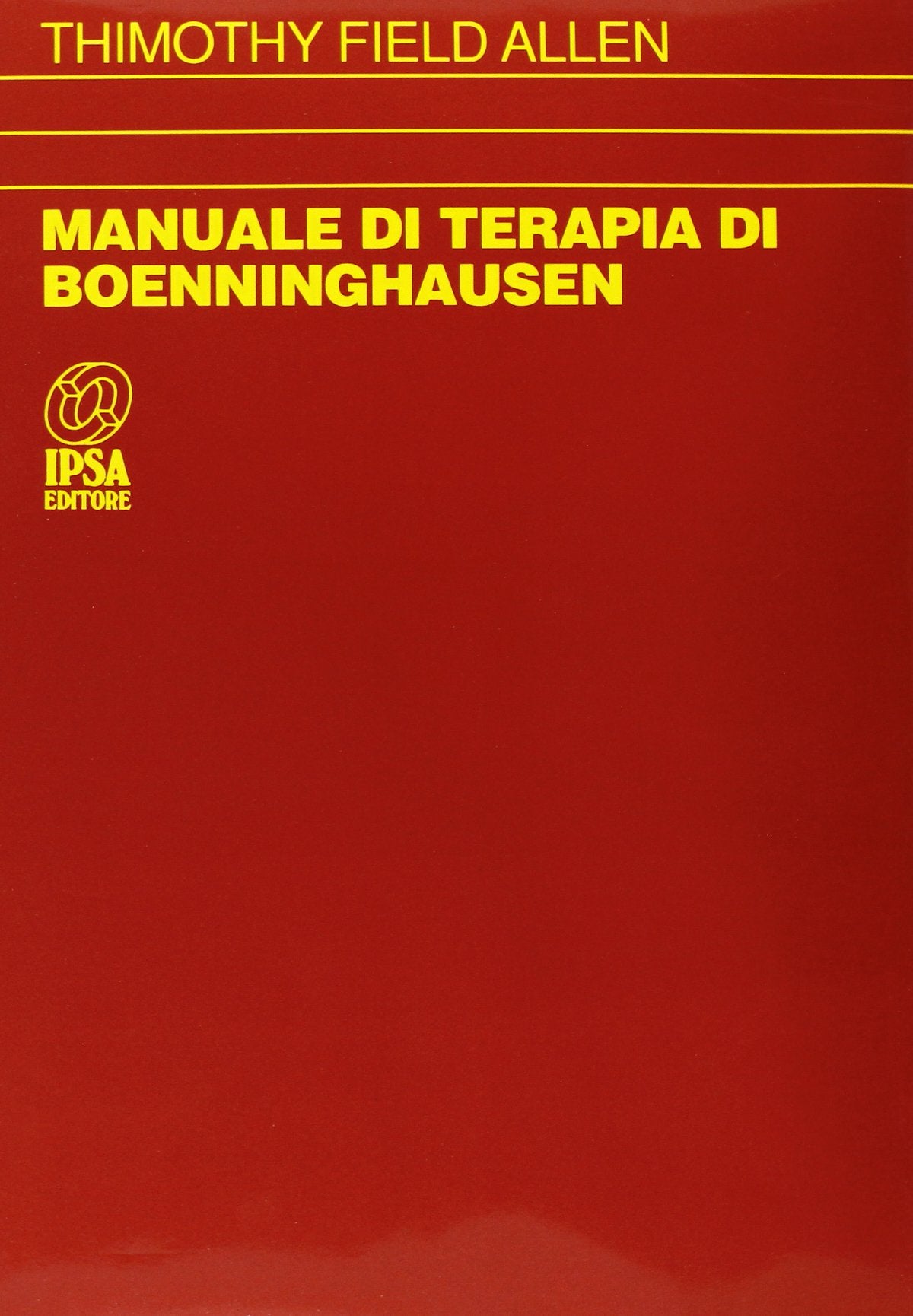 Manuale di terapia di Boenninghausen (Homoeopathica) Medicine