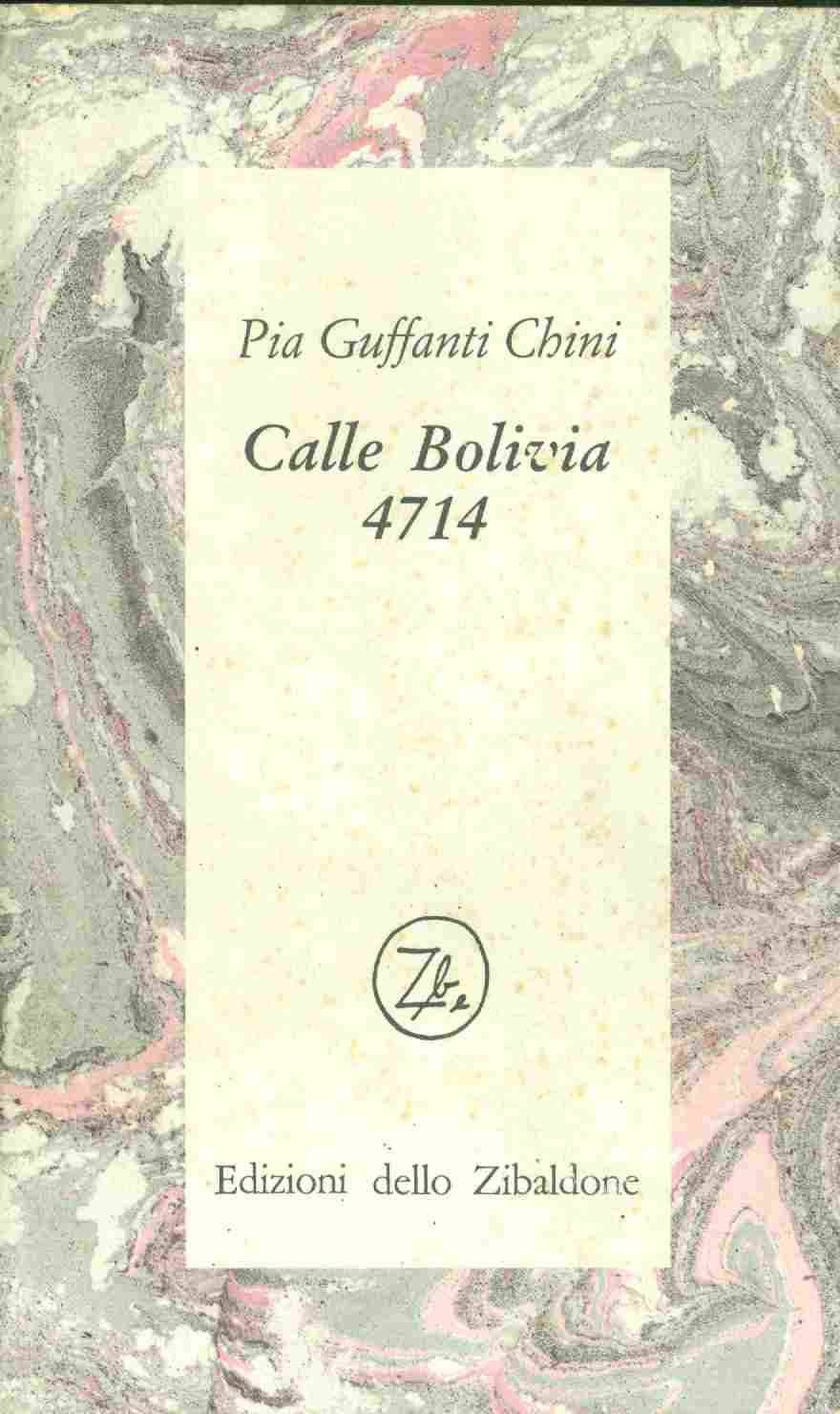 Calle Bolivia 4714 book