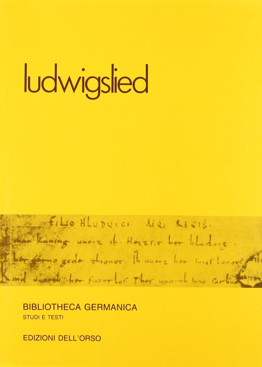 Ludwigslied. Canto di Ludovico book
