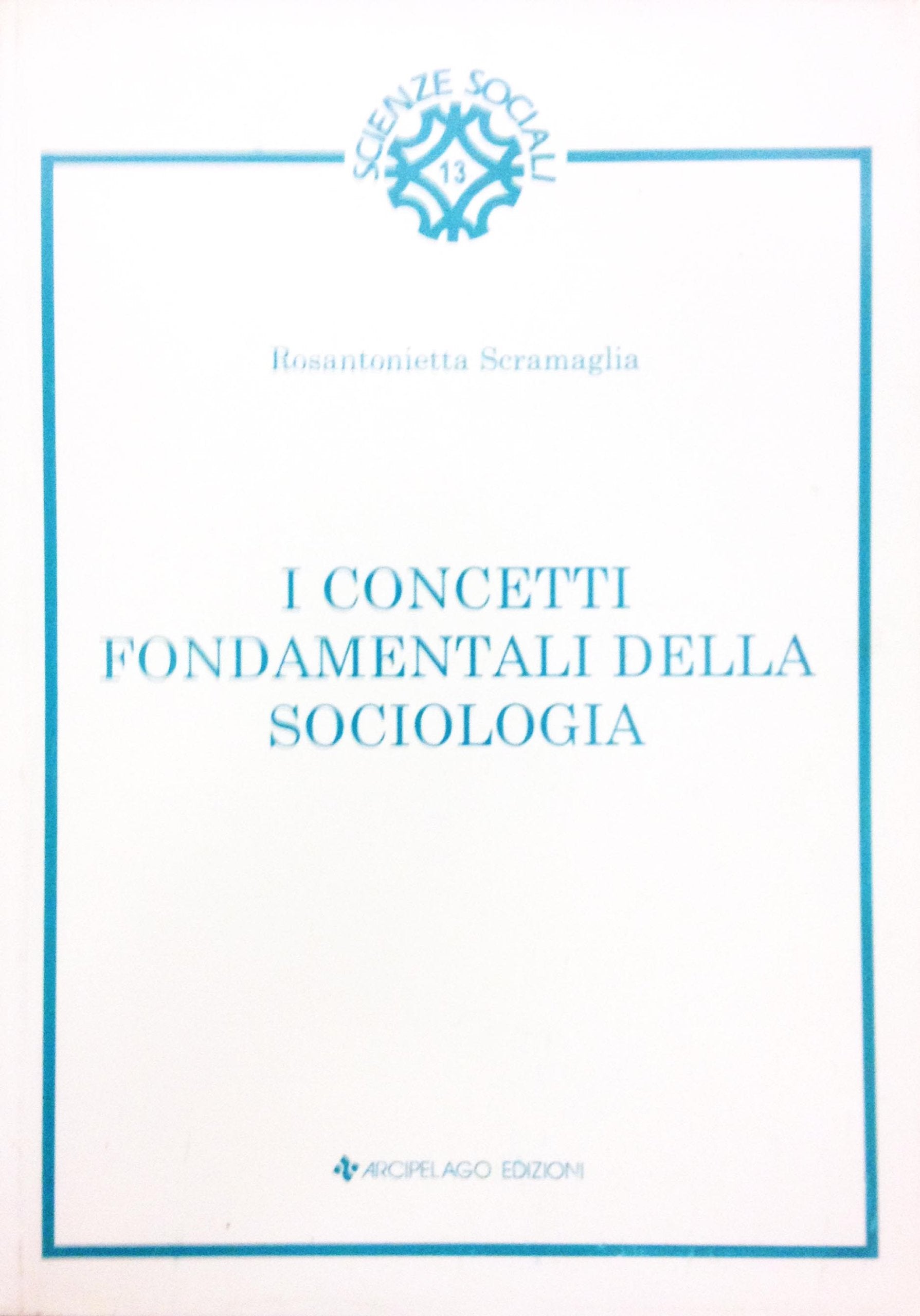 I concetti fondamentali della sociologia book