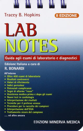 Lab notes. Guida agli esami di laboratorio e diagnostici book