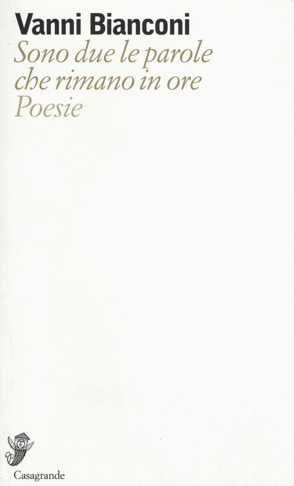Sono due le parole che rimano in ore: Poesie (Versanti) Poetry