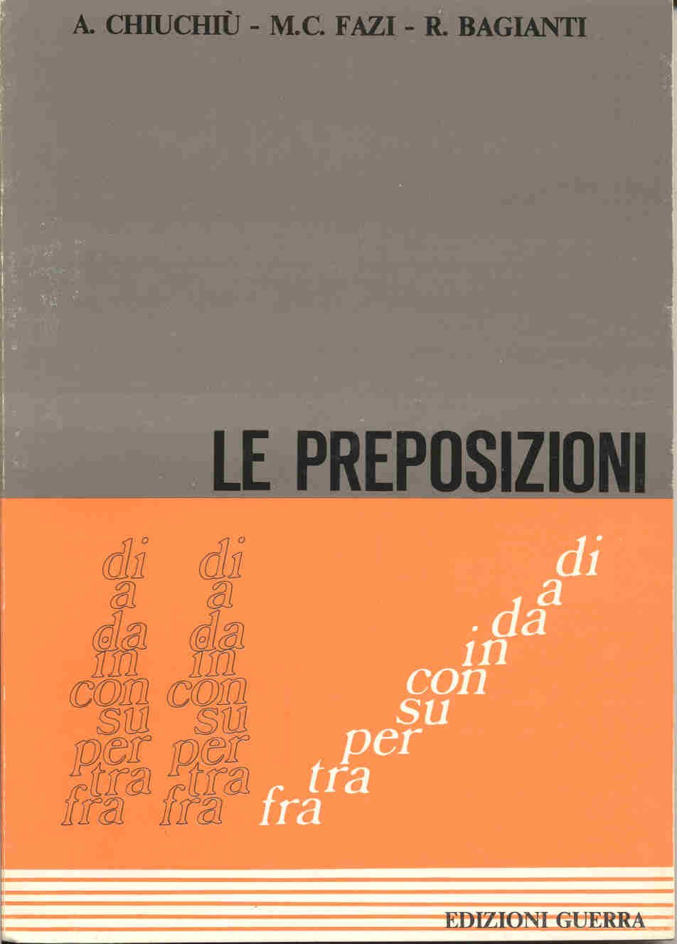 Le Preposizioni Social Sciences