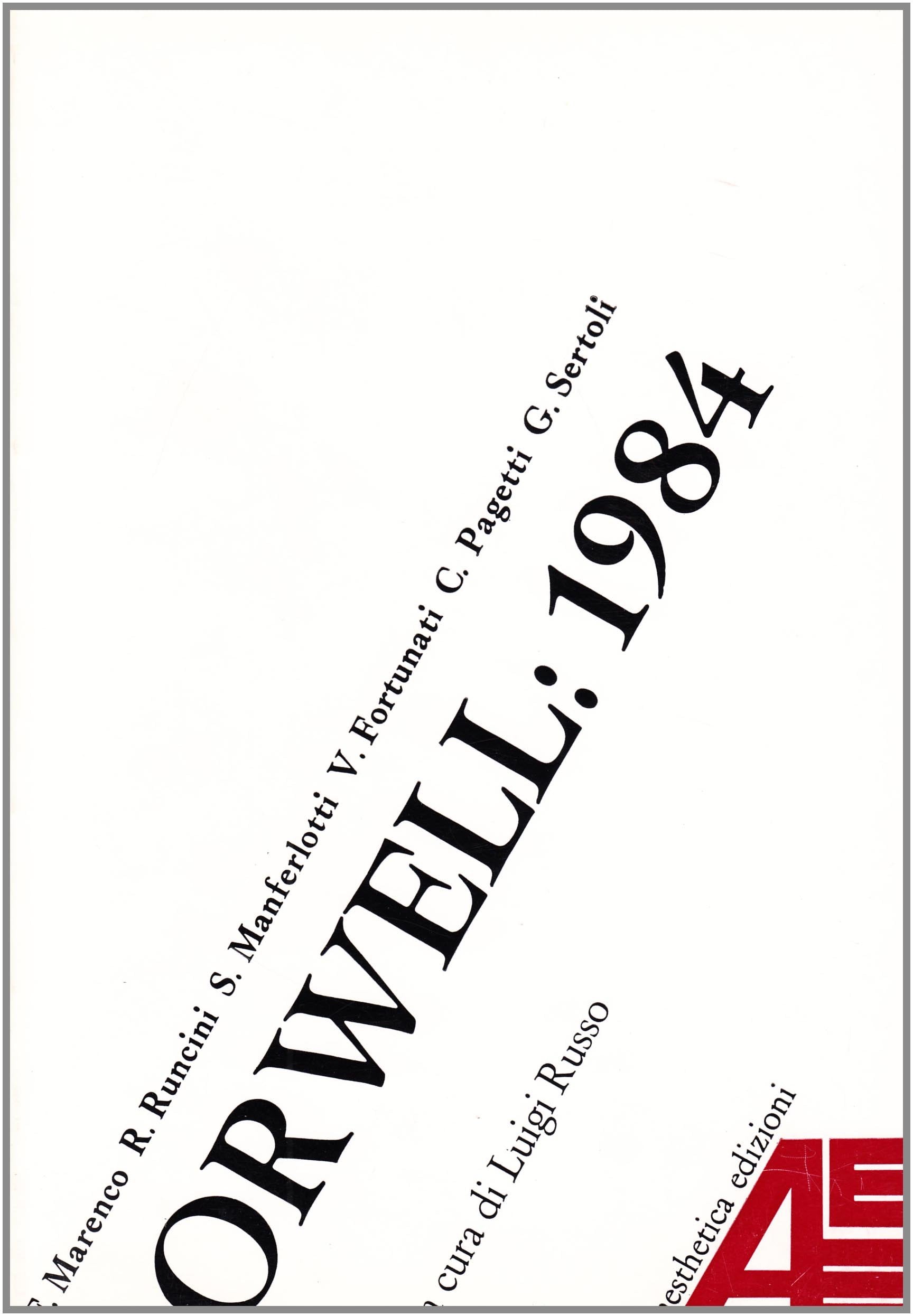 Orwell: 1984 book