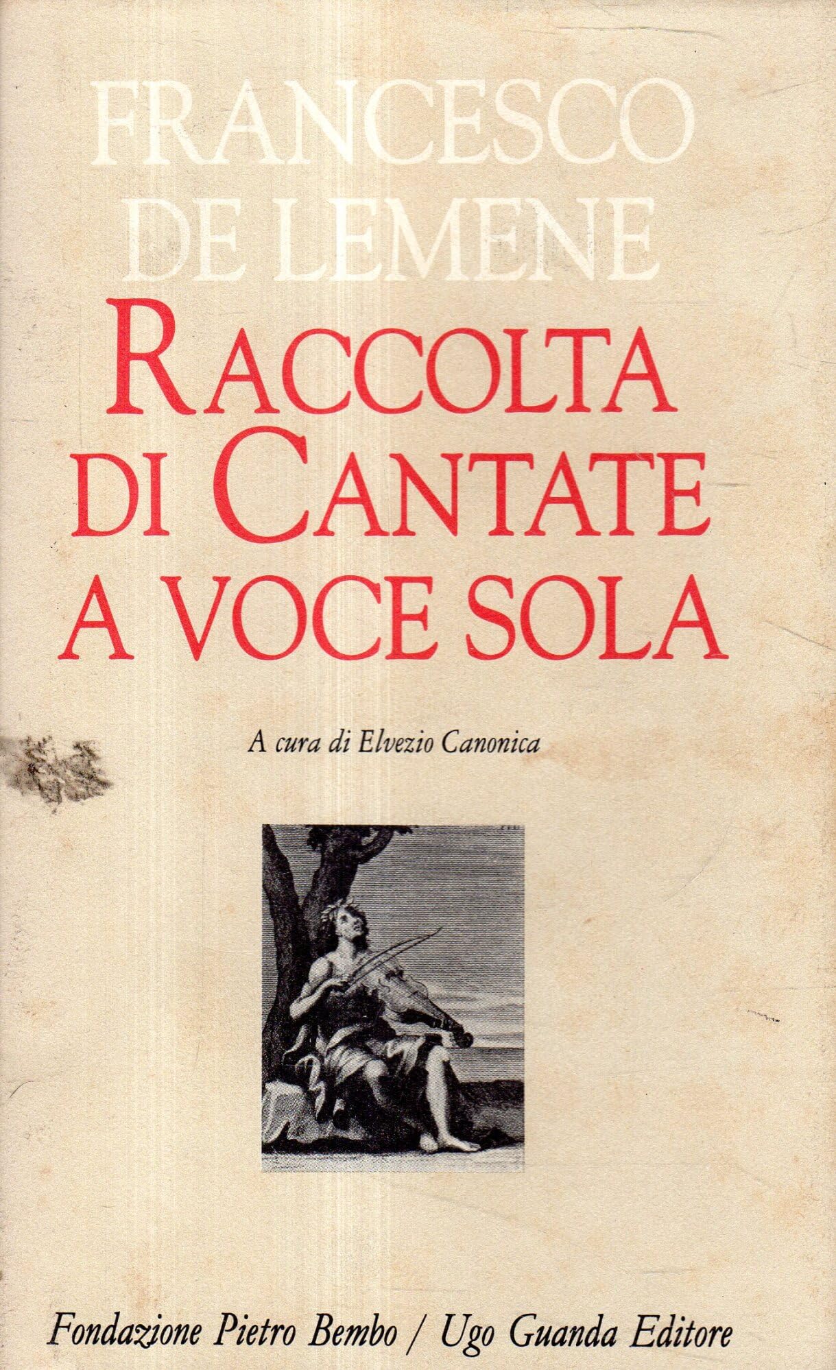 Raccolta di cantate a voce sola book