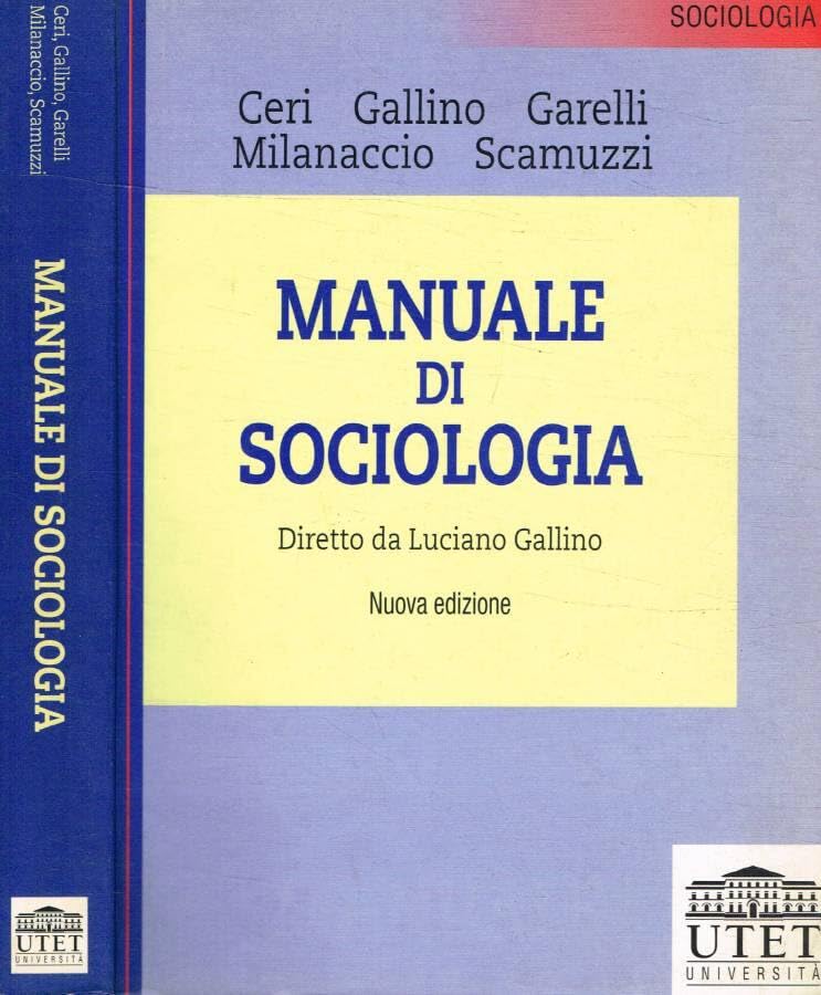 Manuale di sociologia book