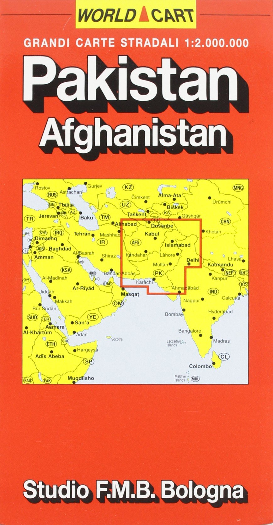 Pakistan. Afghanistan 1:2.000.000 (Euro Cart) Leisure, Home & Garden