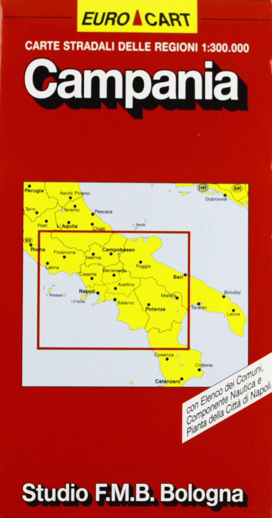 Campania 1:300.000 Leisure, Home & Garden Books