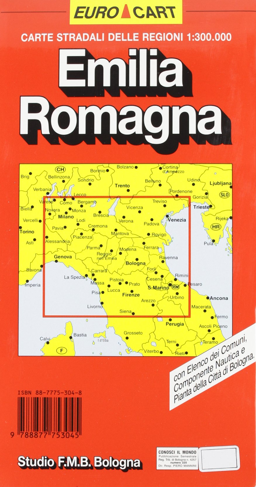 Product Image: Emilia Romagna 1:300.000 (Euro Cart)