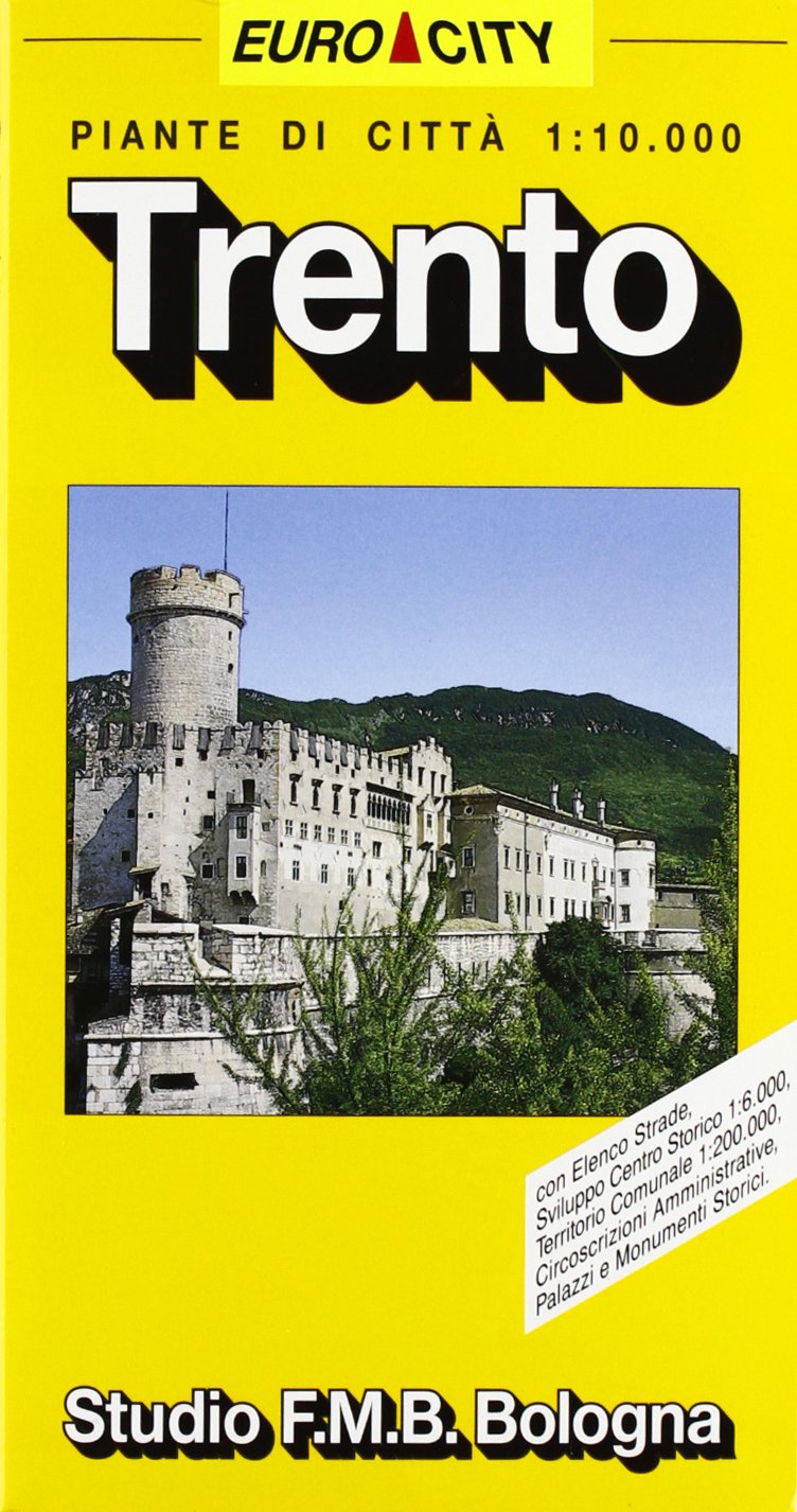 Trento. Pianta della città 1:10.000 Leisure, Home & Garden
