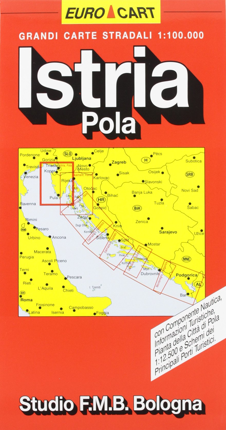 Istria. Pola 1:100.000 book