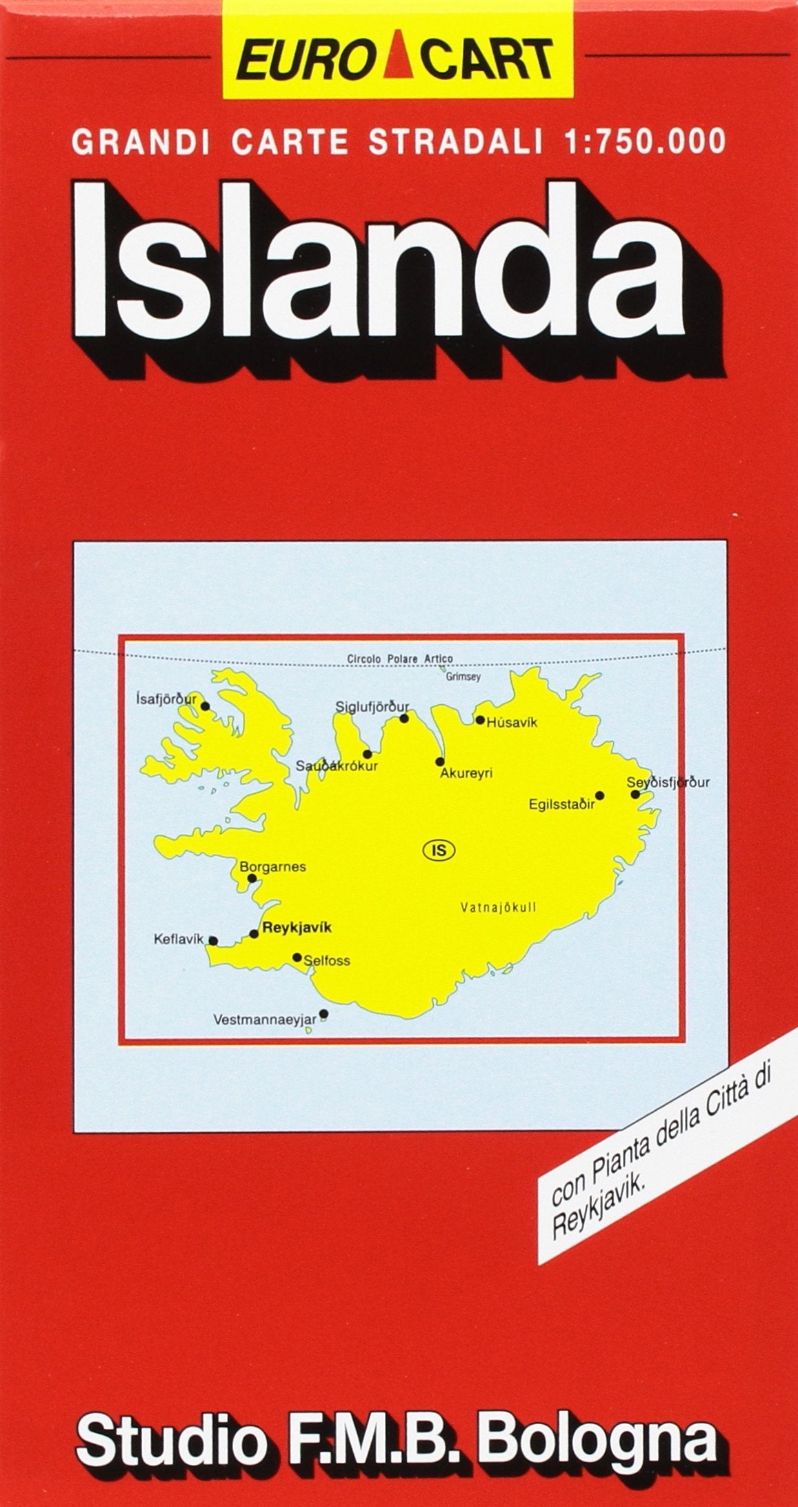Islanda 1:750.000 (Euro Cart) Leisure, Home & Garden