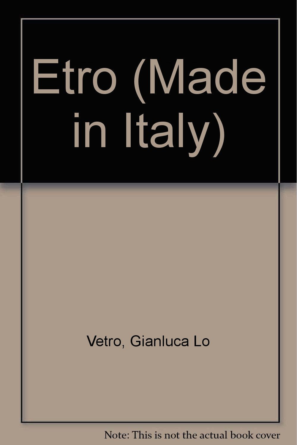 Made in Italy: Etro (Made in Italy S.) Business, Finance & Career