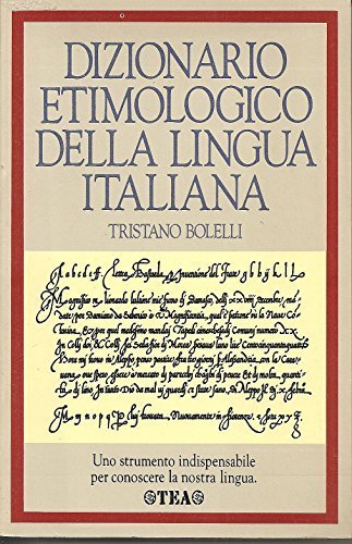 Dizionario etimologico della lingua italiana book