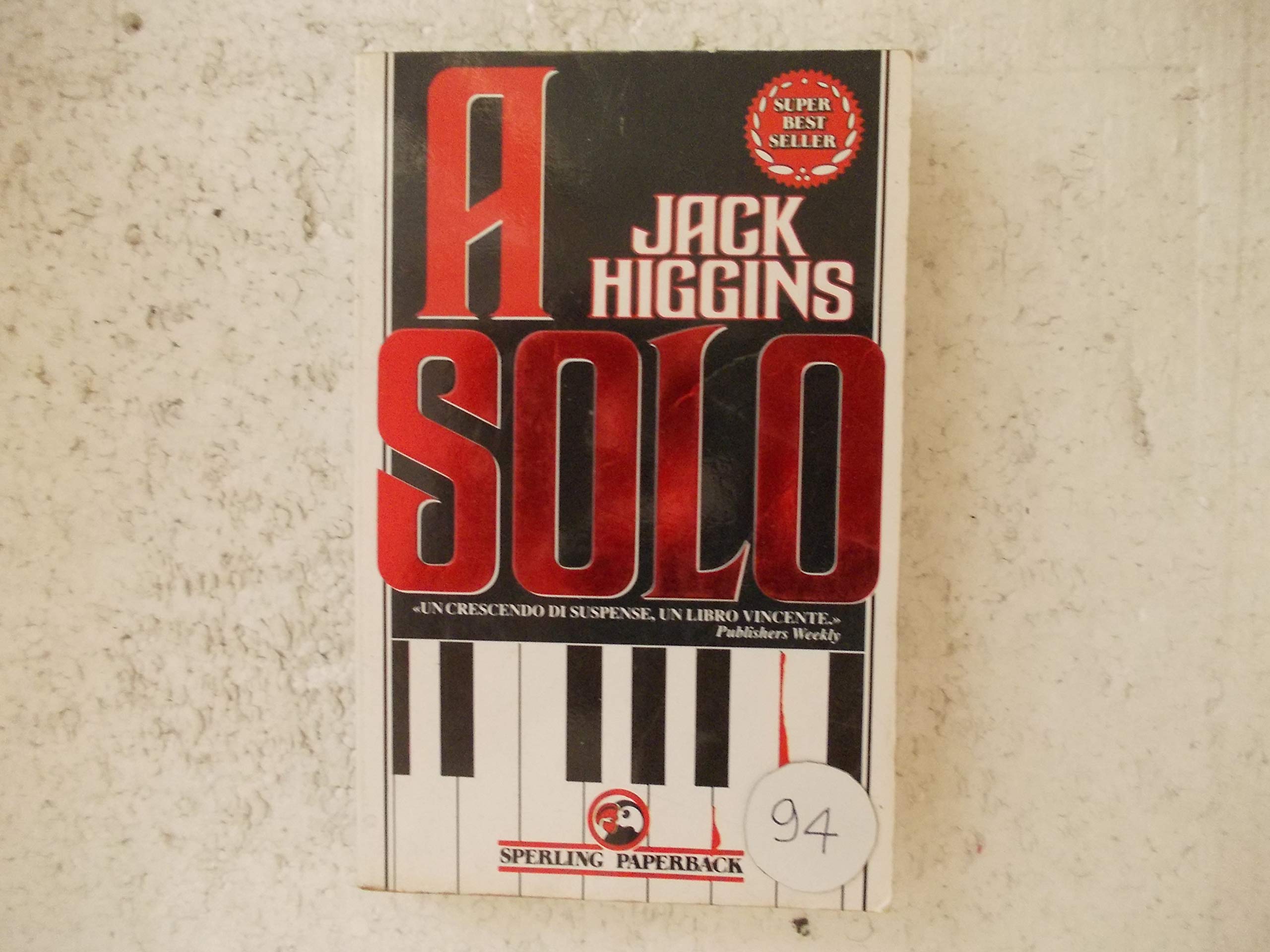 A solo (Super bestseller) Contemporary literature Books