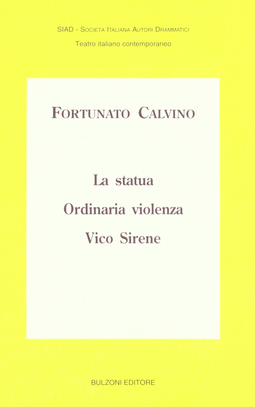 La statua-Ordinaria violenza-Vico Sirene book