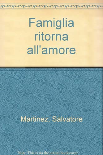Famiglia ritorna all'amore book