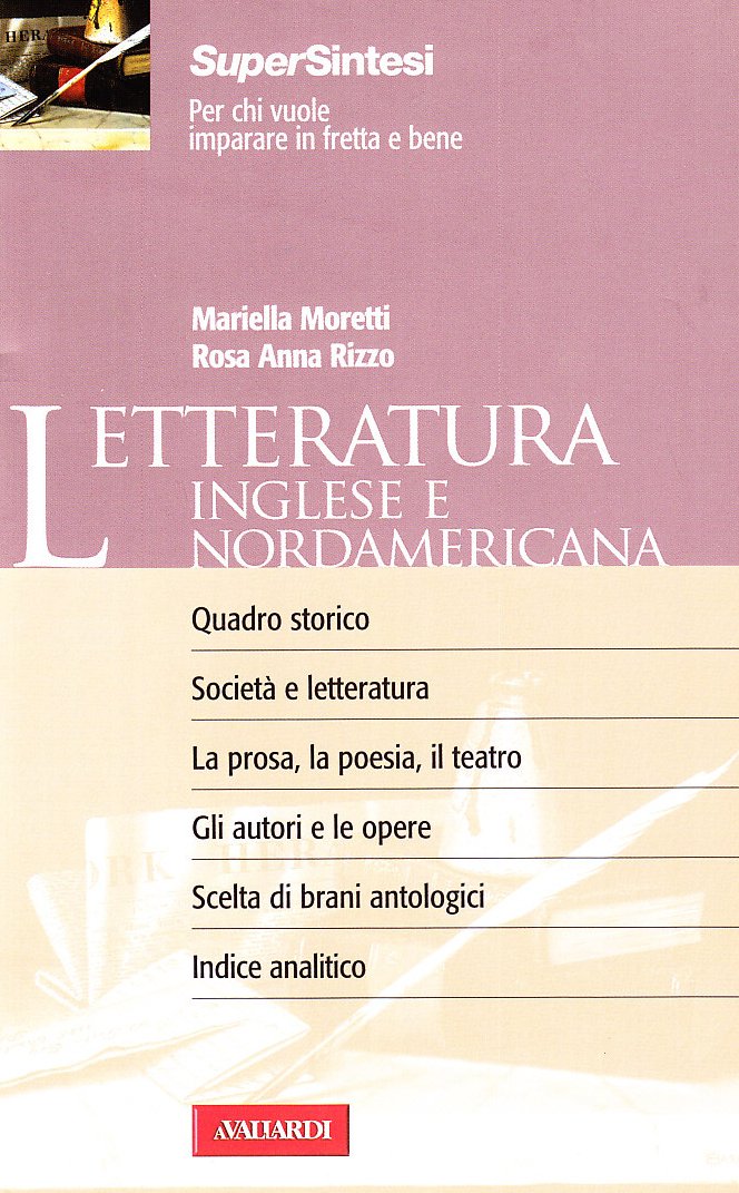 Letteratura inglese e nordamericana Contemporary literature