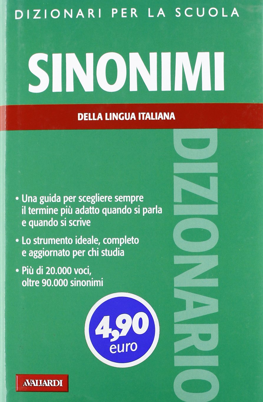 Dizionario Sinonimi Scuola book