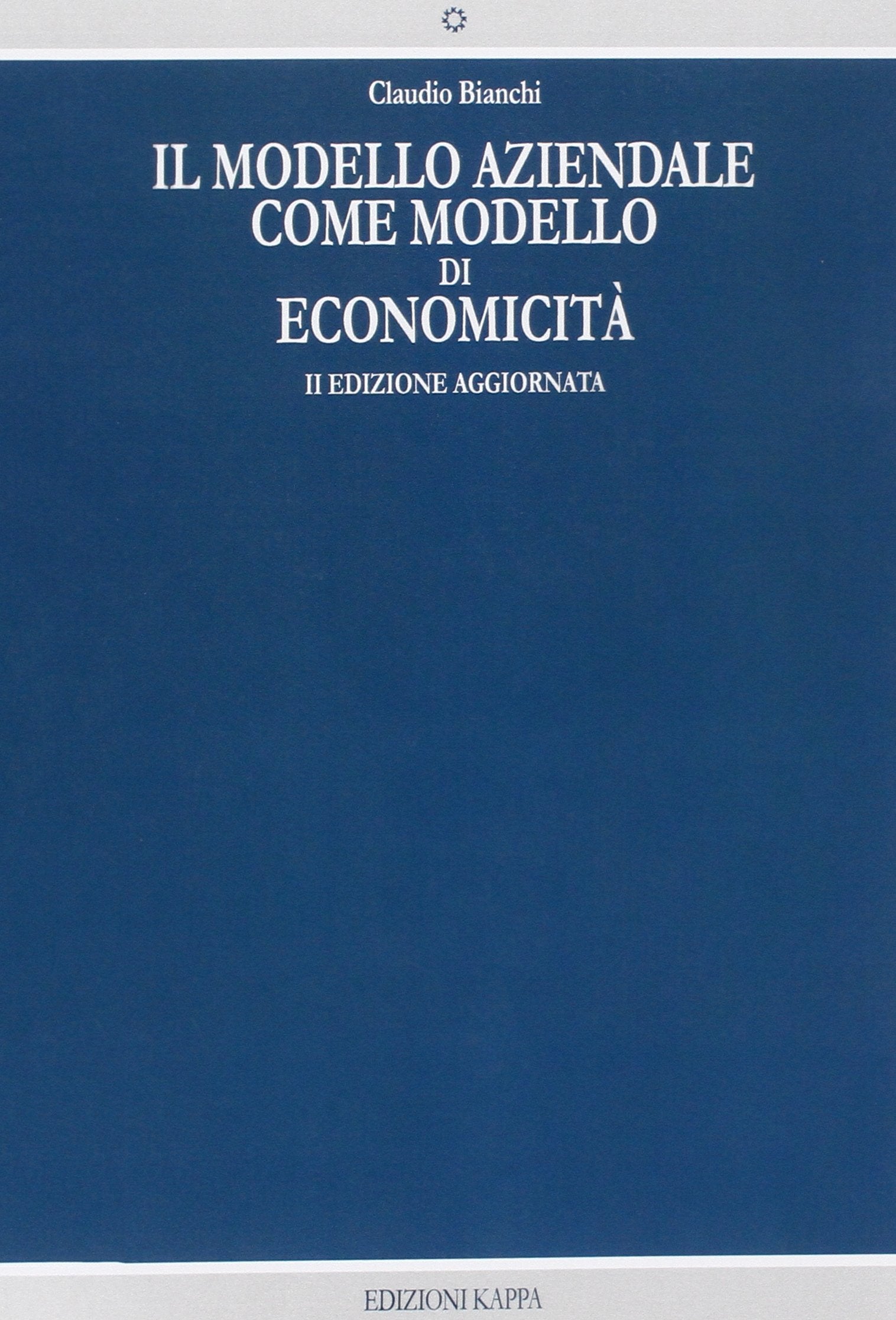 Il modello aziendale come modello di economicità Business, Finance & Career