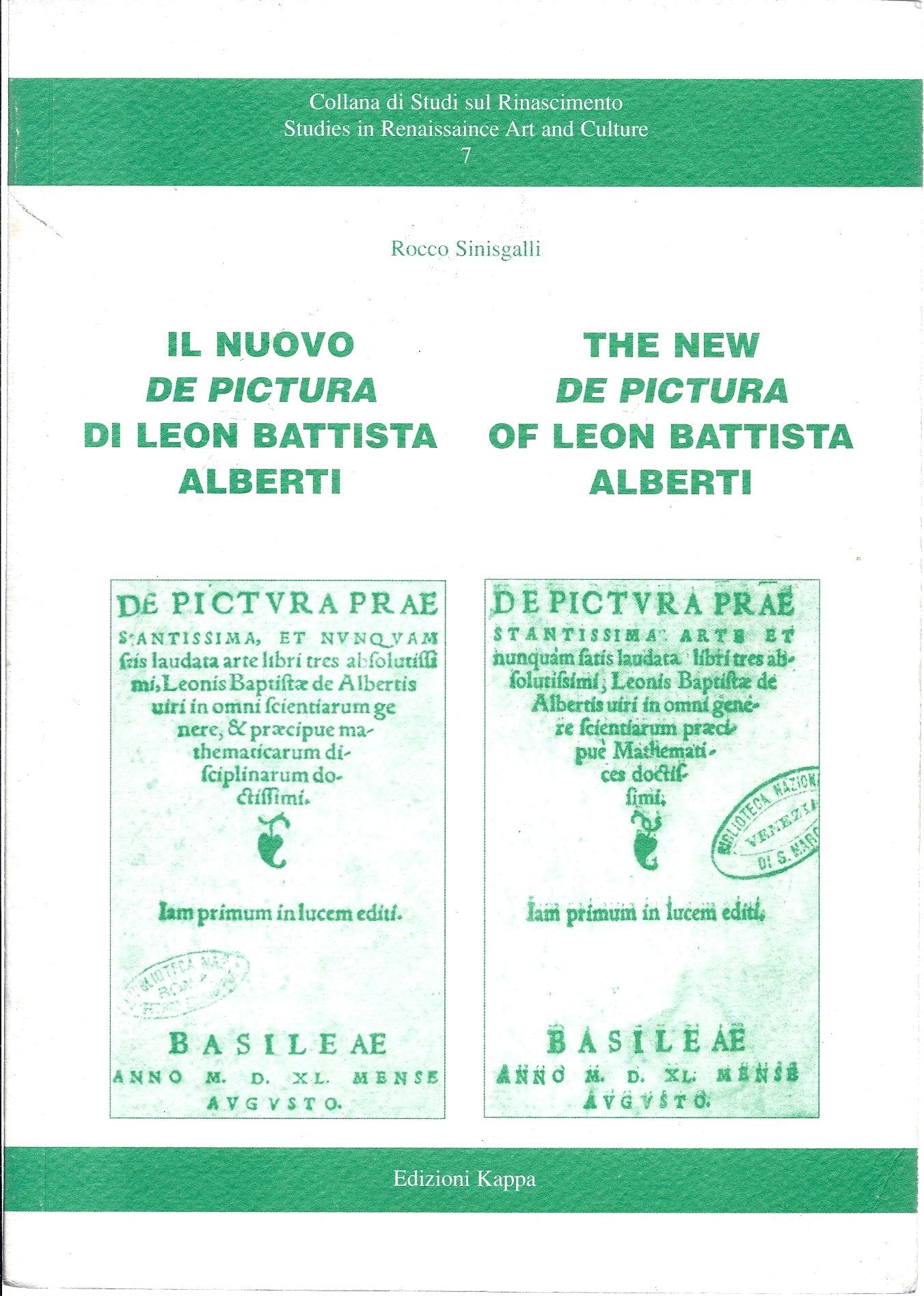 Il nuovo «De pictura» di Leon Battista Alberti book