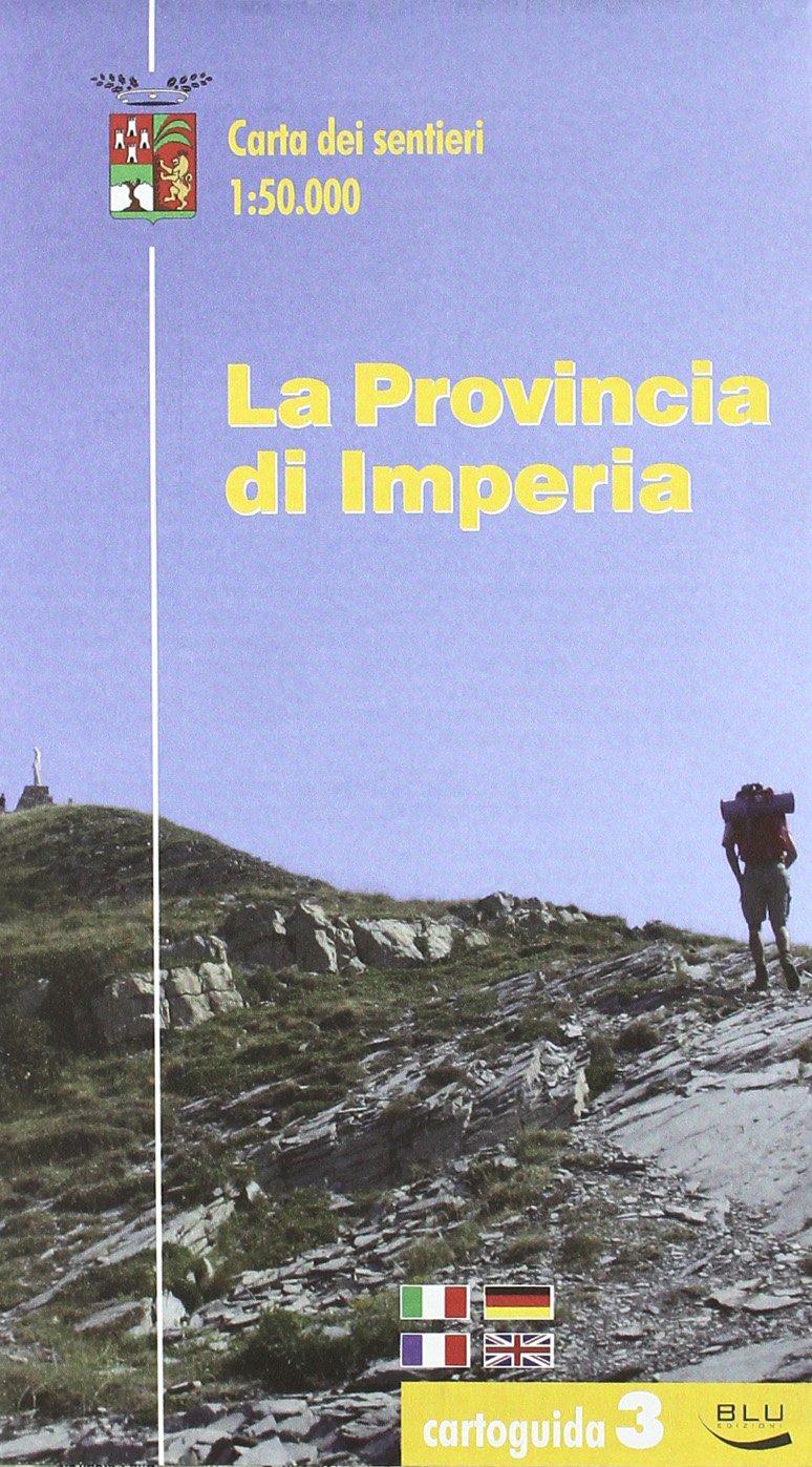 La provincia di Imperia. Carta dei sentieri 1:50.000 Leisure, Home & Garden