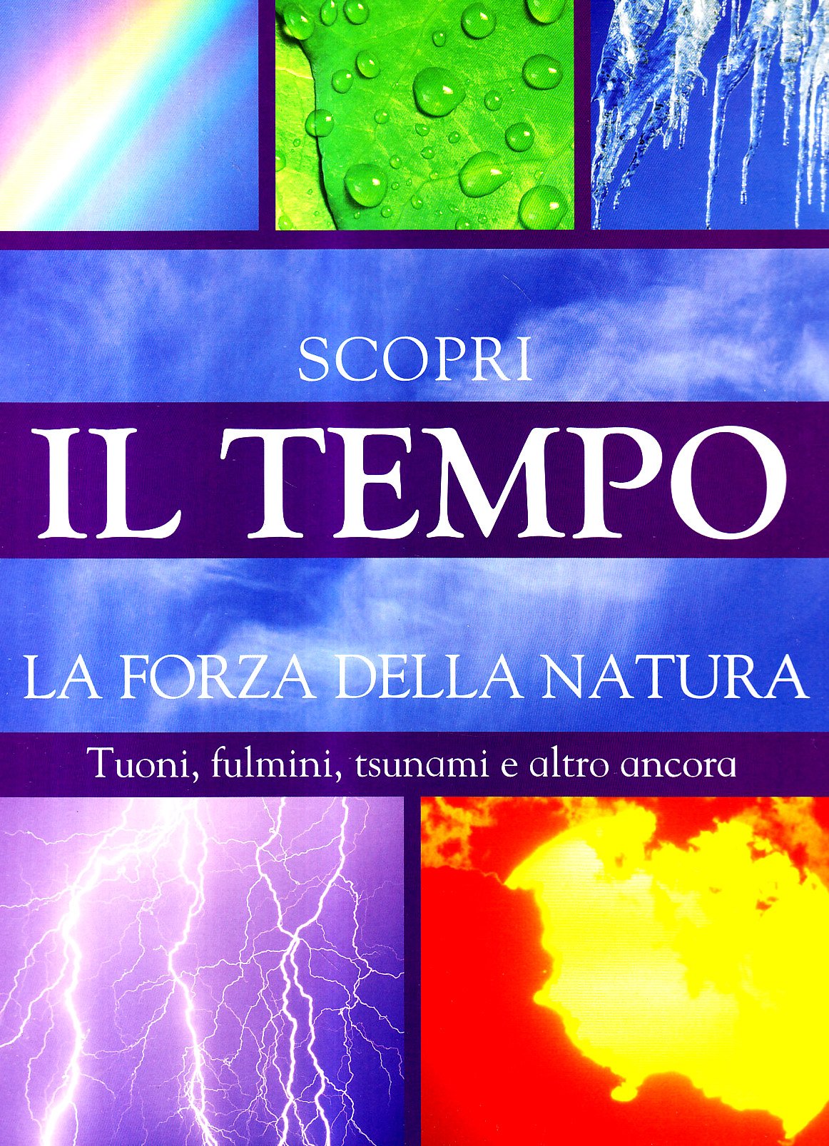Il tempo. Scopri la forza della natura. Tuoni, fulmini, tsunami e altro ancora. Ediz. illustrata Non-fiction