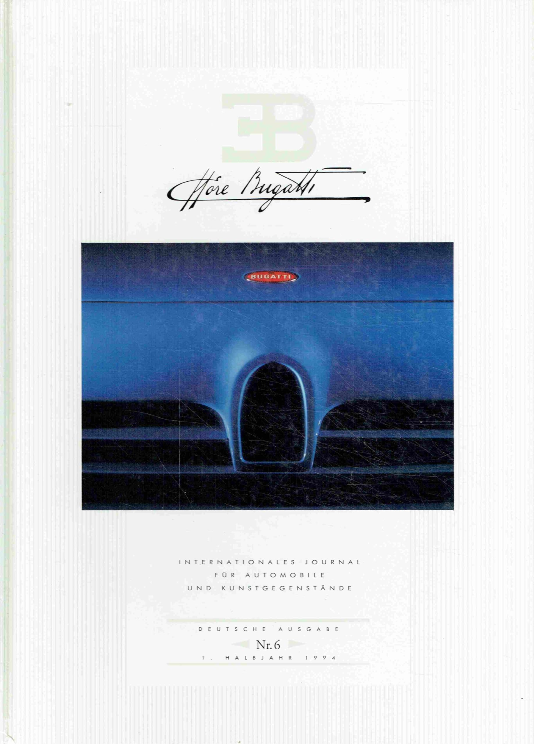 EB Ettore Bugatti. Rivista internazionale di automobili ed altri oggetti d'arte (1994) (1). Ediz. tedesca Leisure, Home & Garden