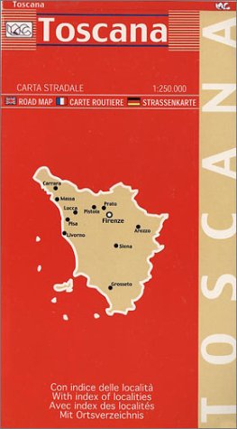 Regional Map Toscana (Carte stradali) Leisure, Home & Garden