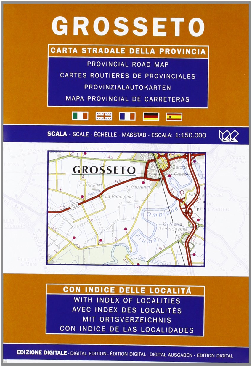 Provincial Map Grosseto Leisure, Home & Garden