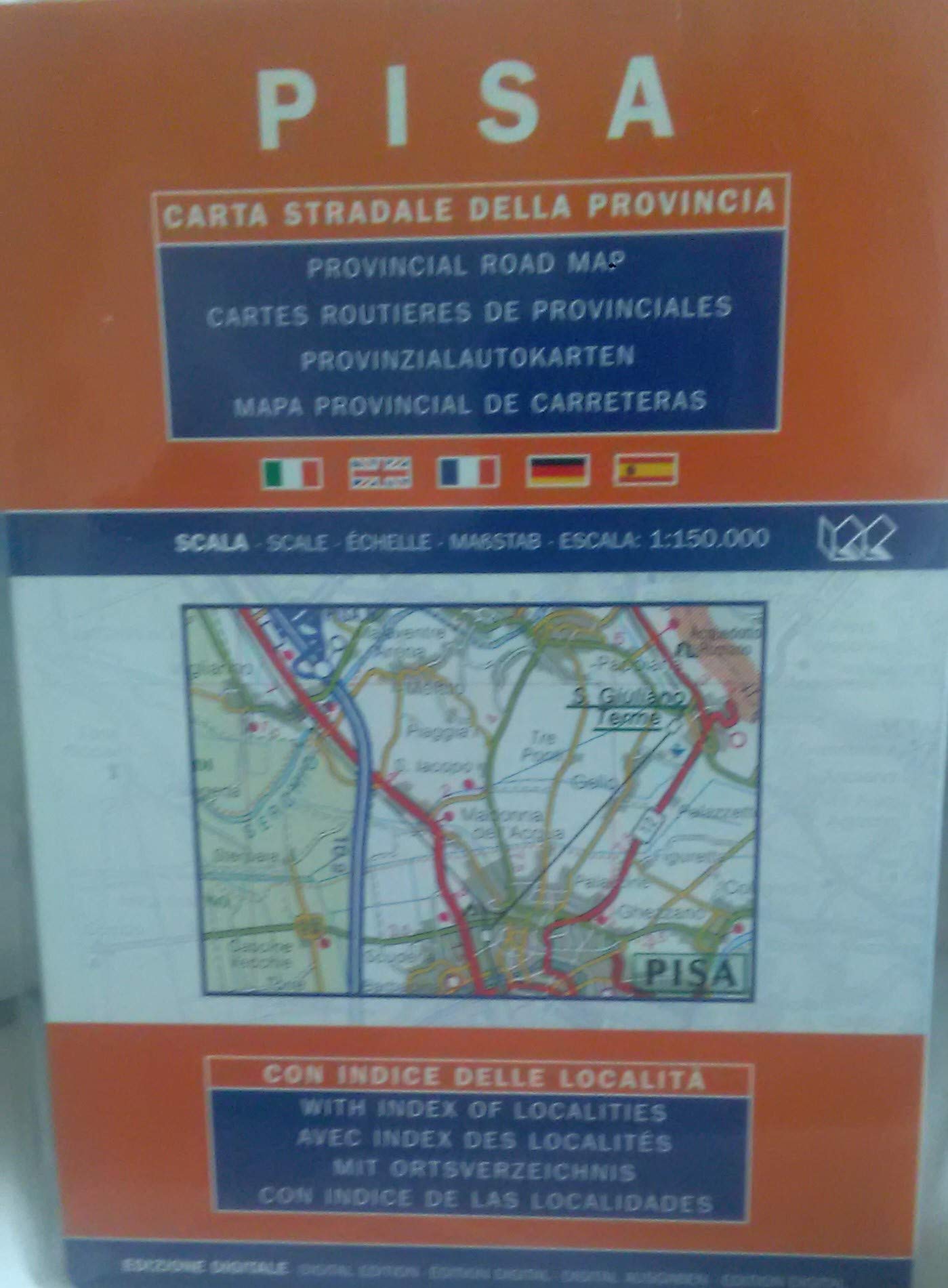 Provincial Map Pisa book