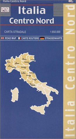 Northern Italy Road Map (Carte stradali) Leisure, Home & Garden
