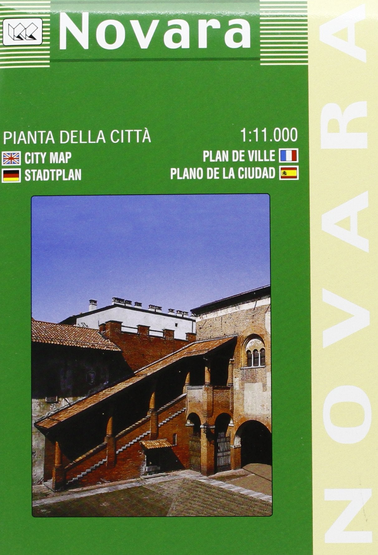 Plan de ville : Novare - Novara (en anglais) book