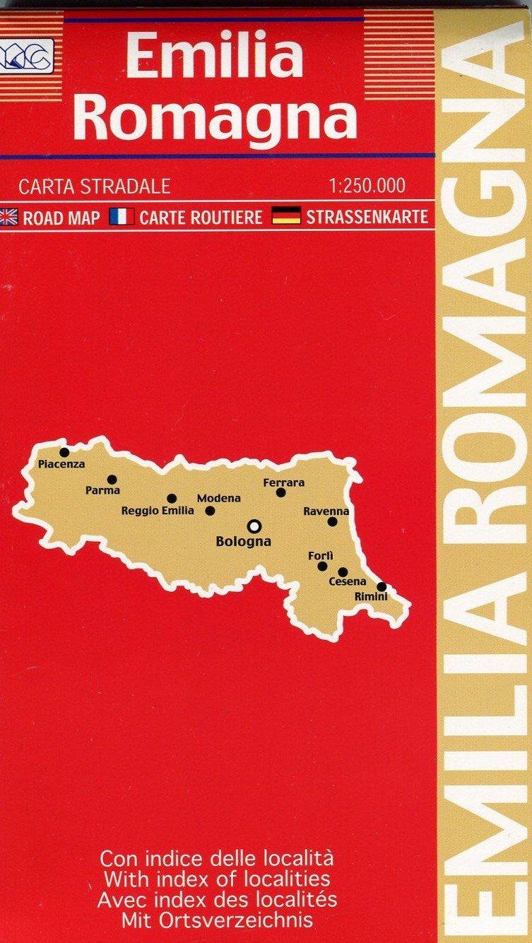 Regional Map Emilia Romagna (Carte stradali) Leisure, Home & Garden