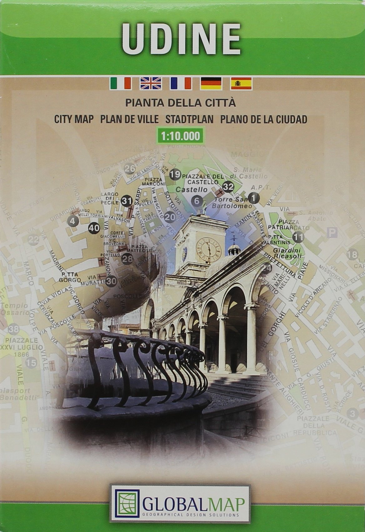 Udine City Plan (Carte stradali) Leisure, Home & Garden