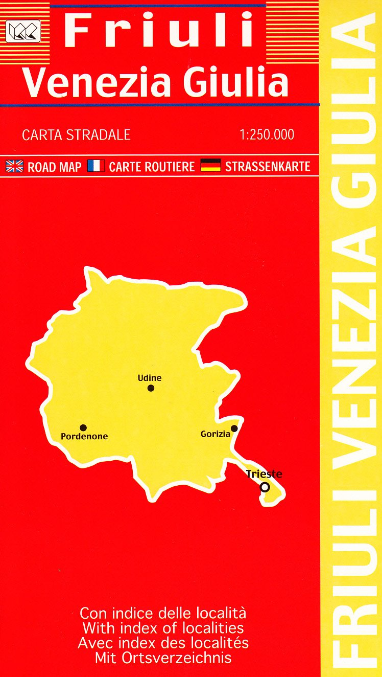 Friuli Venezia Giulia 1:250.000 (72x63) (Carte stradali) Leisure, Home & Garden