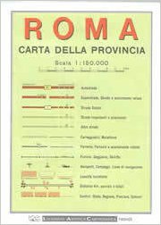 Rome Provincial Road Map (1:150, 000) book