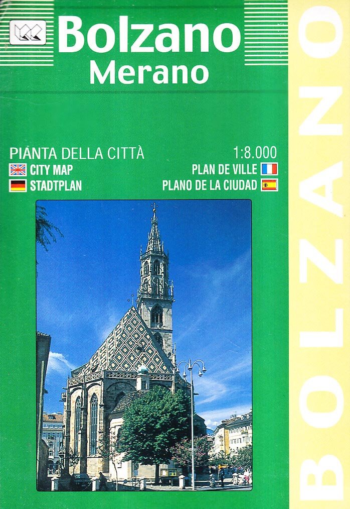 Bolzano, Merano. Pianta della città 1:6.500 book