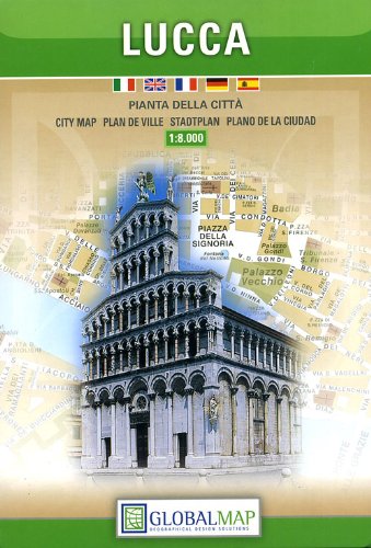 Town Plan Lucca (Carte stradali) Leisure, Home & Garden